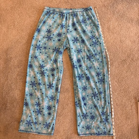 Women's Jenni Intimates Flannel Soft Comfortable Snowflake PJ Bottoms Pants - Picture 9 of 9